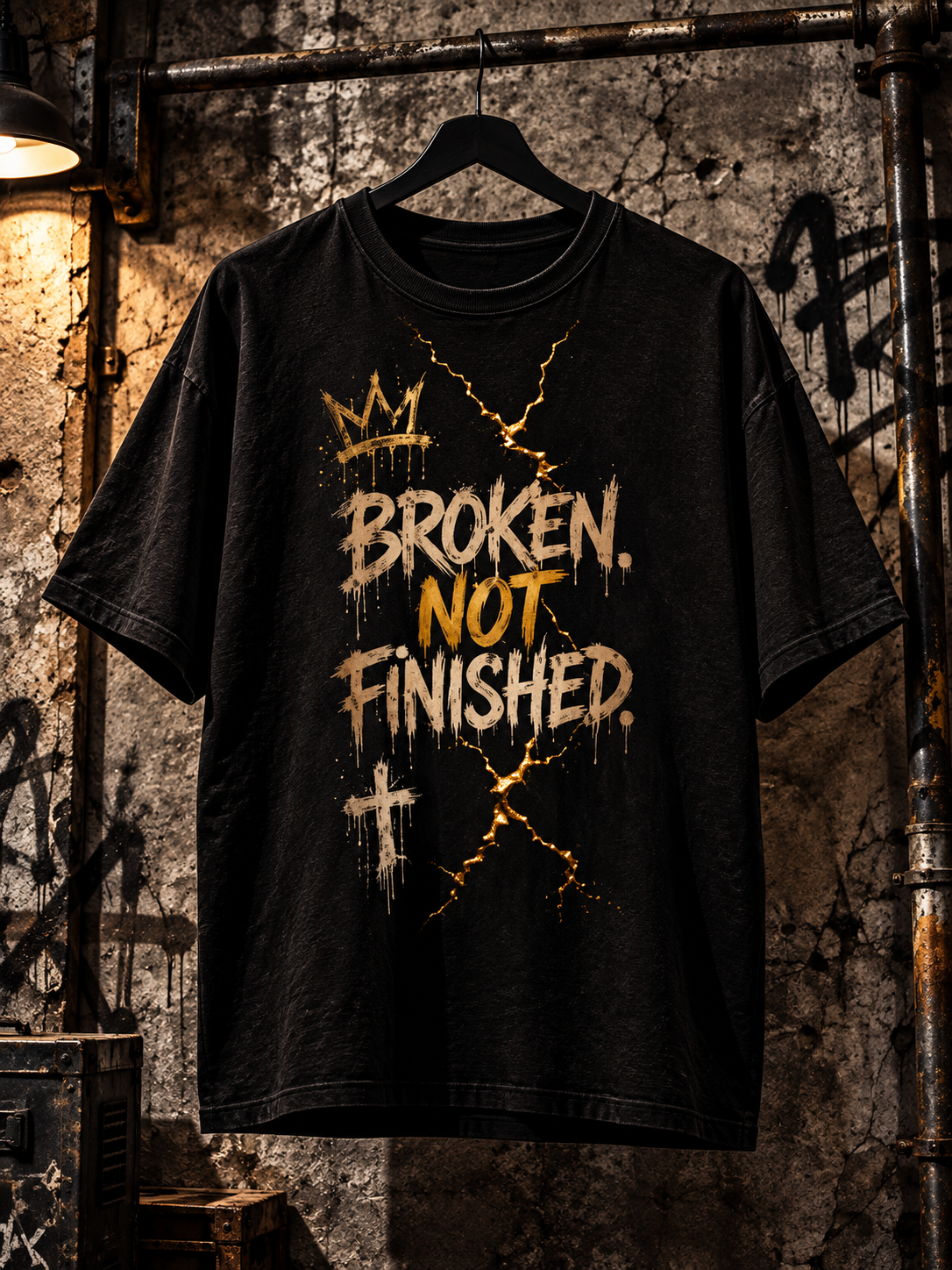 Broken Not Finished - Unisex t-shirt