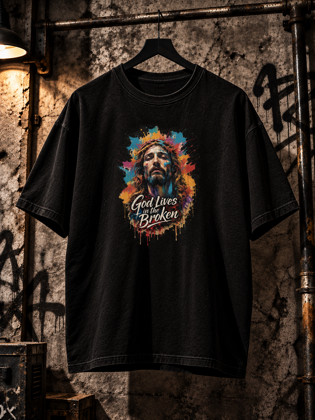 God Lives in the Broken - Unisex t-shirt