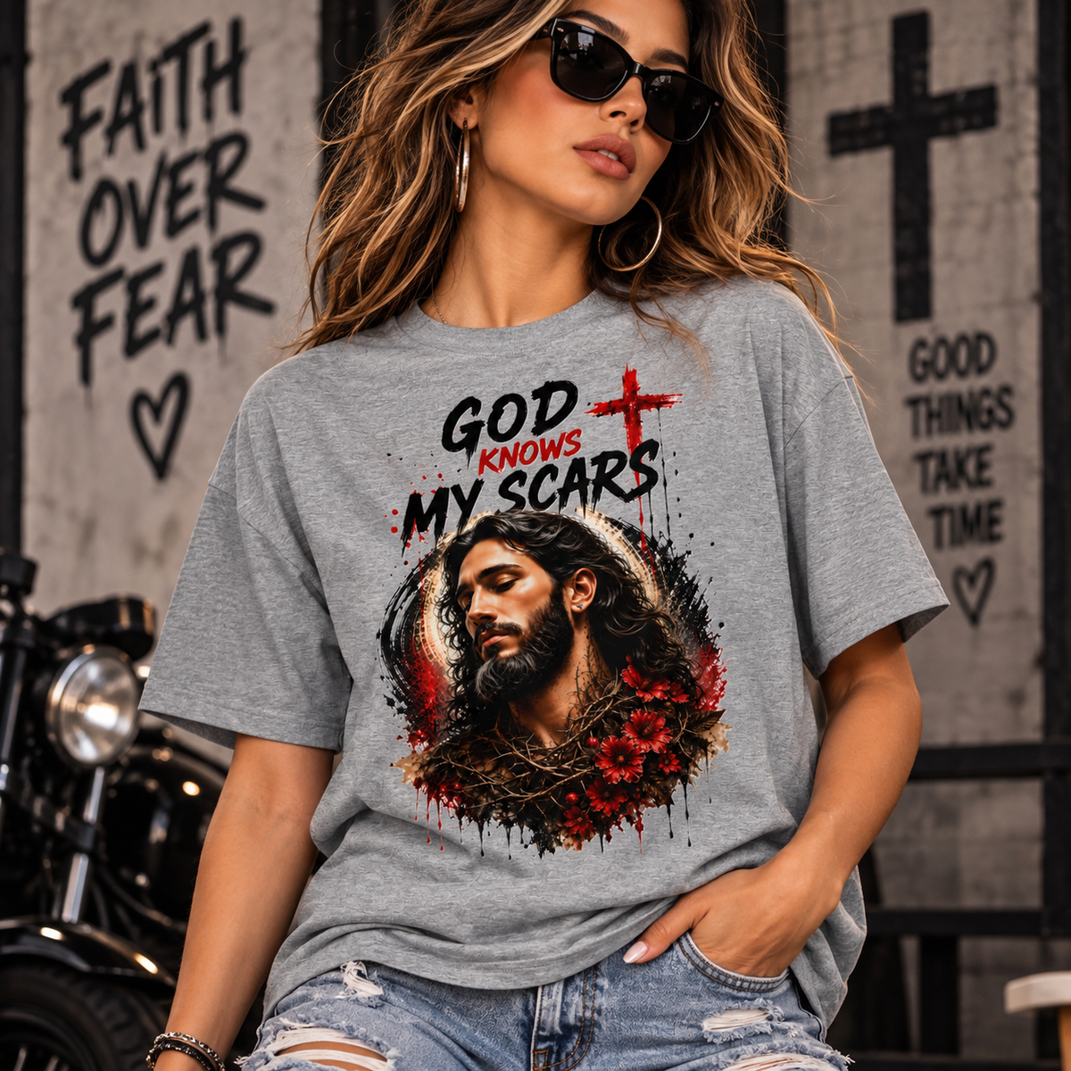 God Knows my Scars - Unisex classic tee