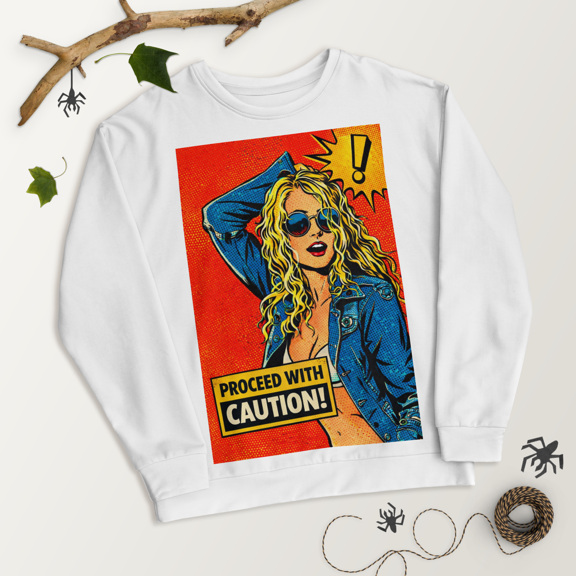 Proceed with caution, Unisex Sweatshirt