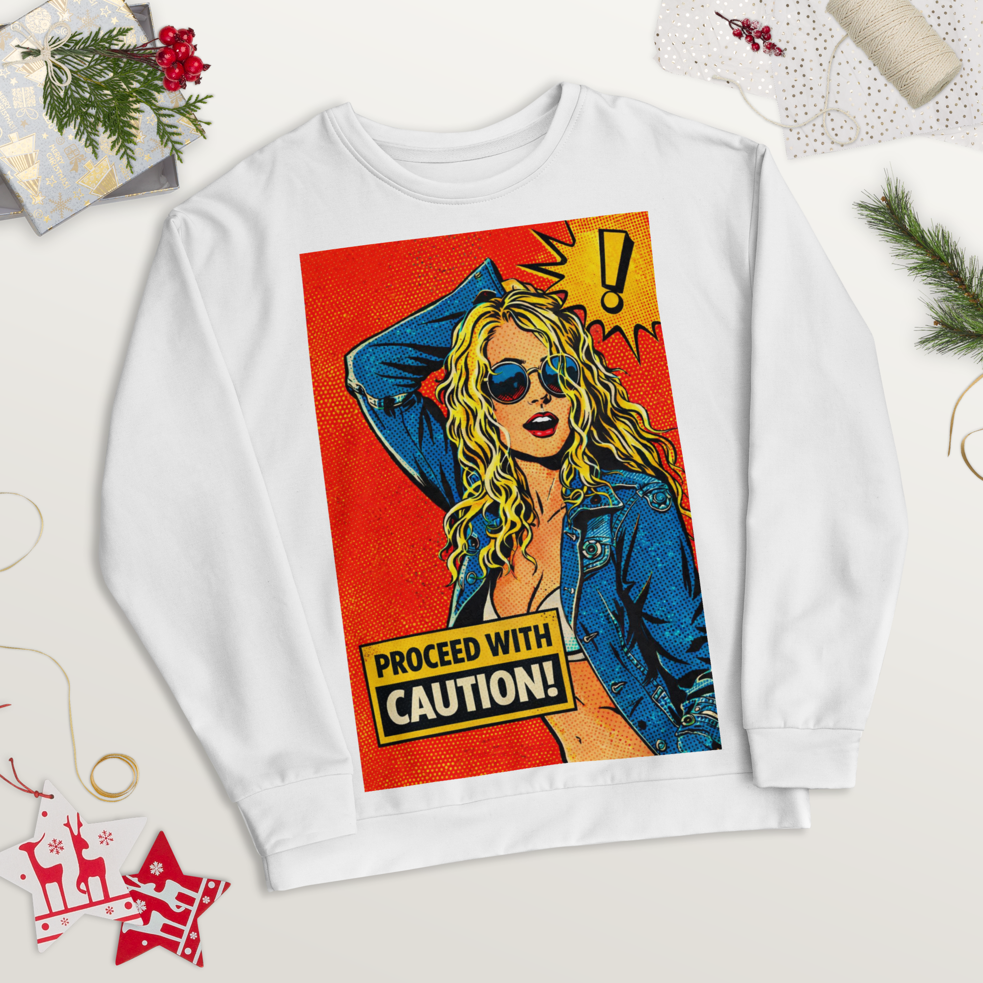 Proceed with caution, Unisex Sweatshirt