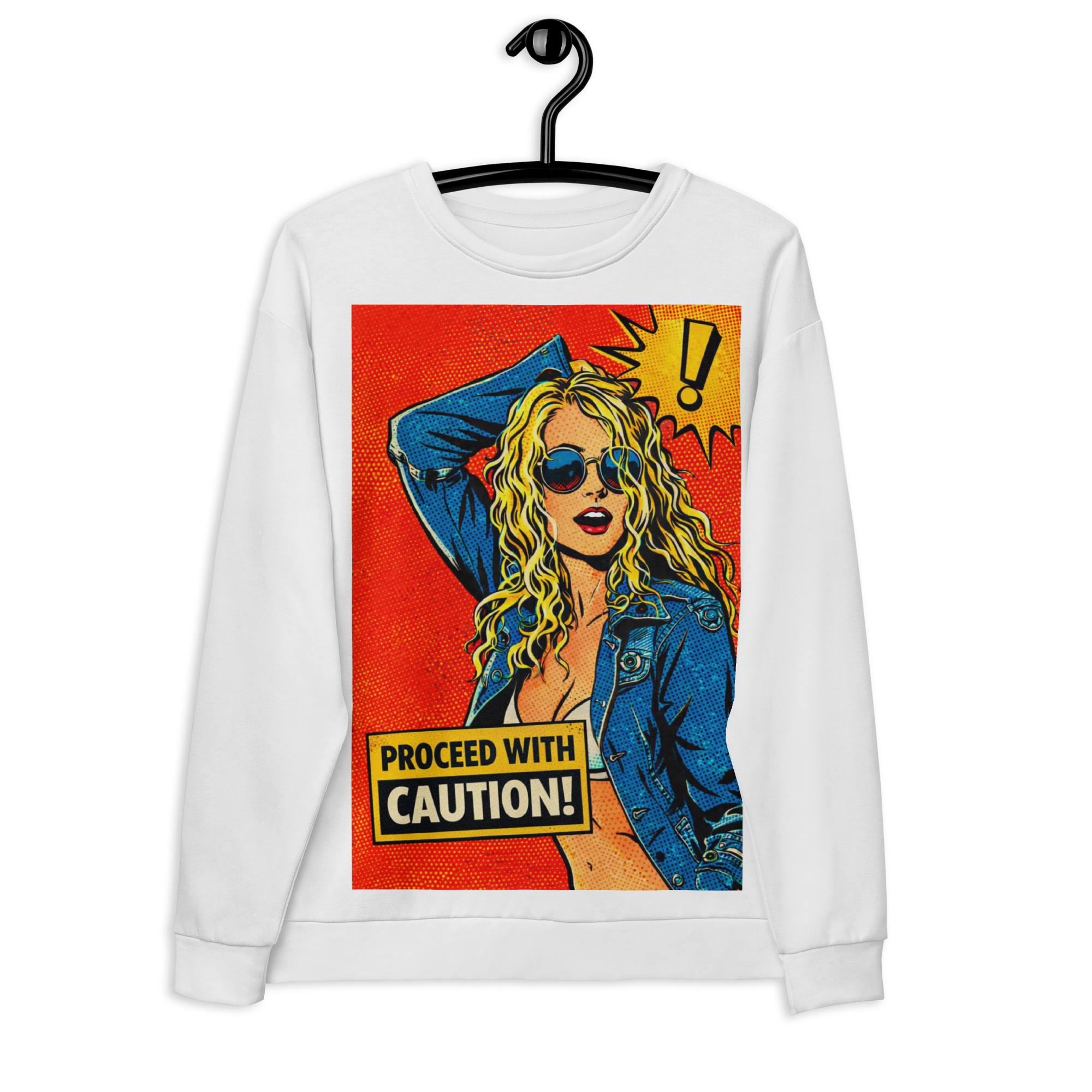 Proceed with caution, Unisex Sweatshirt