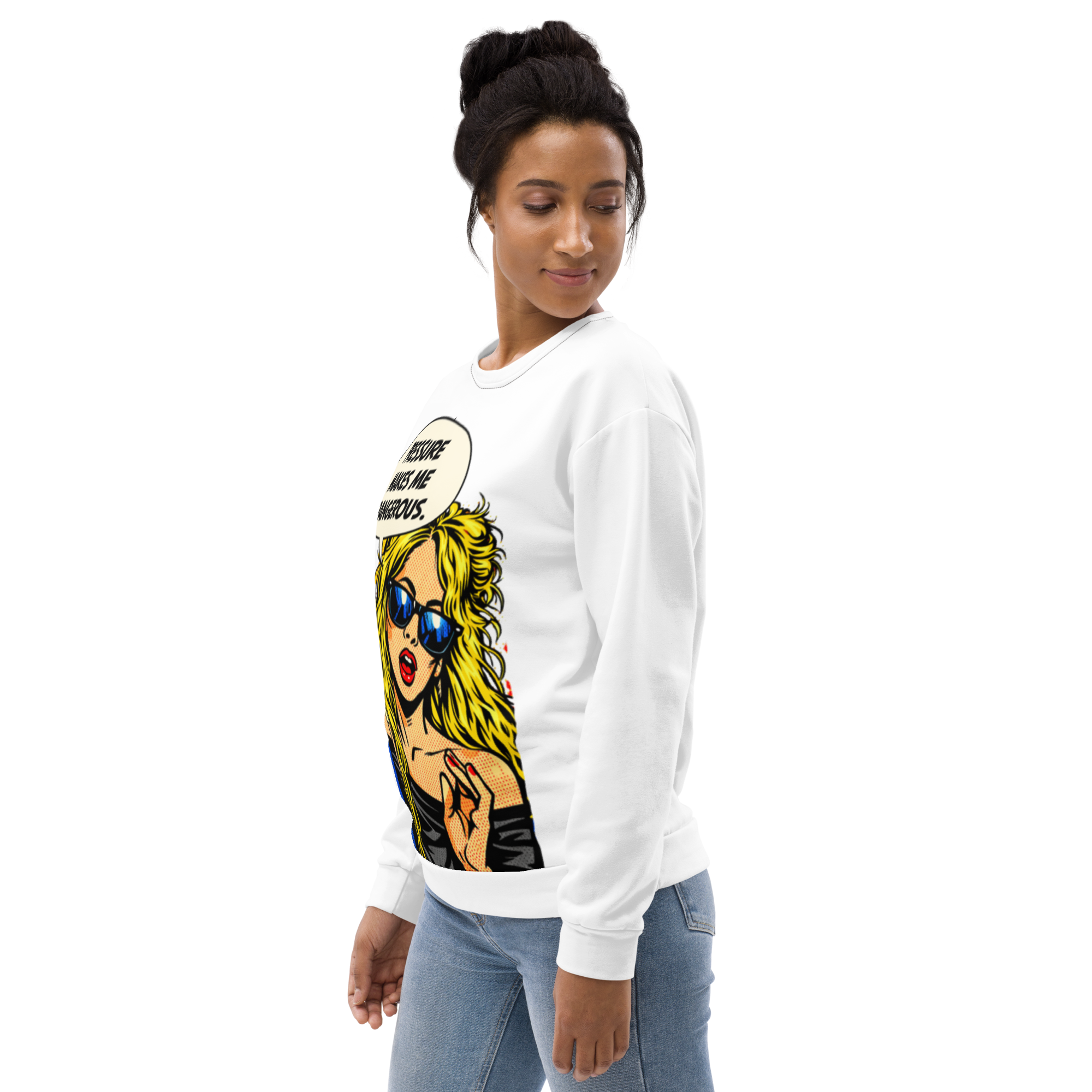 Pressure Makes Me Dangerous, Unisex Sweatshirt