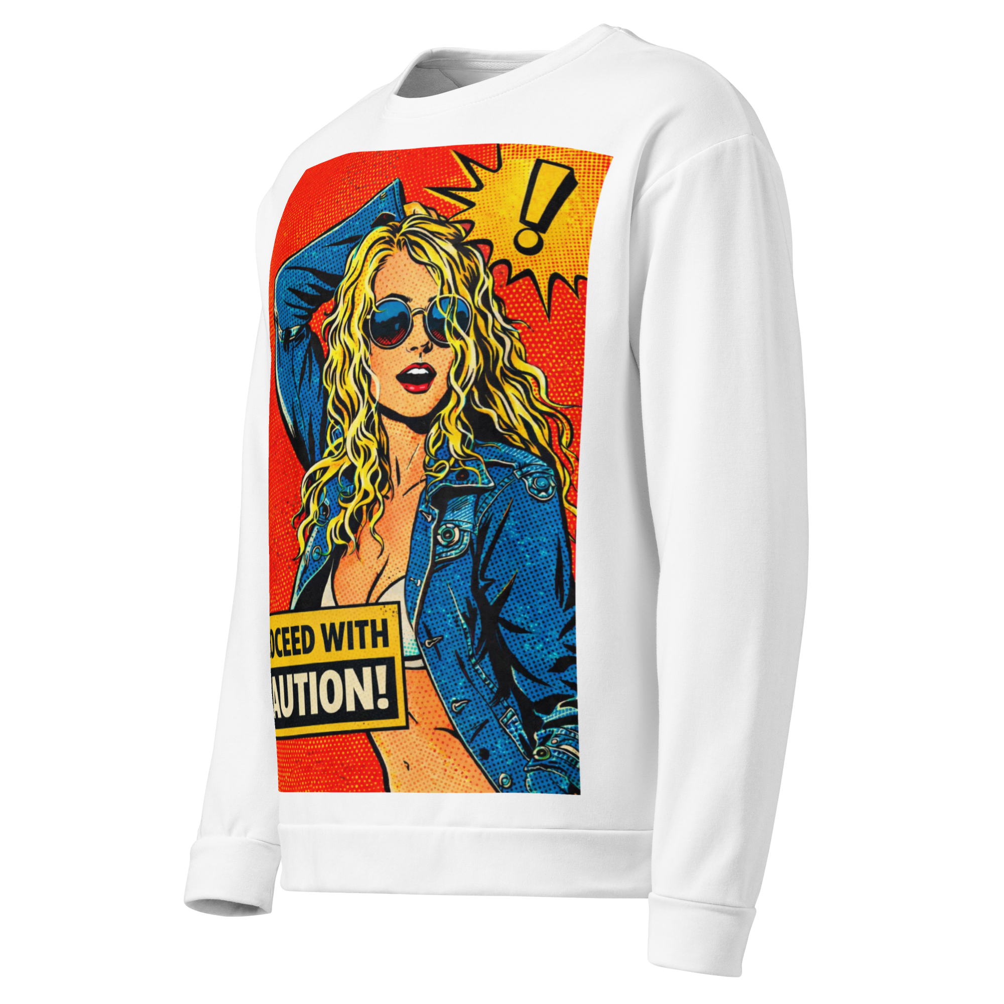 Proceed with caution, Unisex Sweatshirt