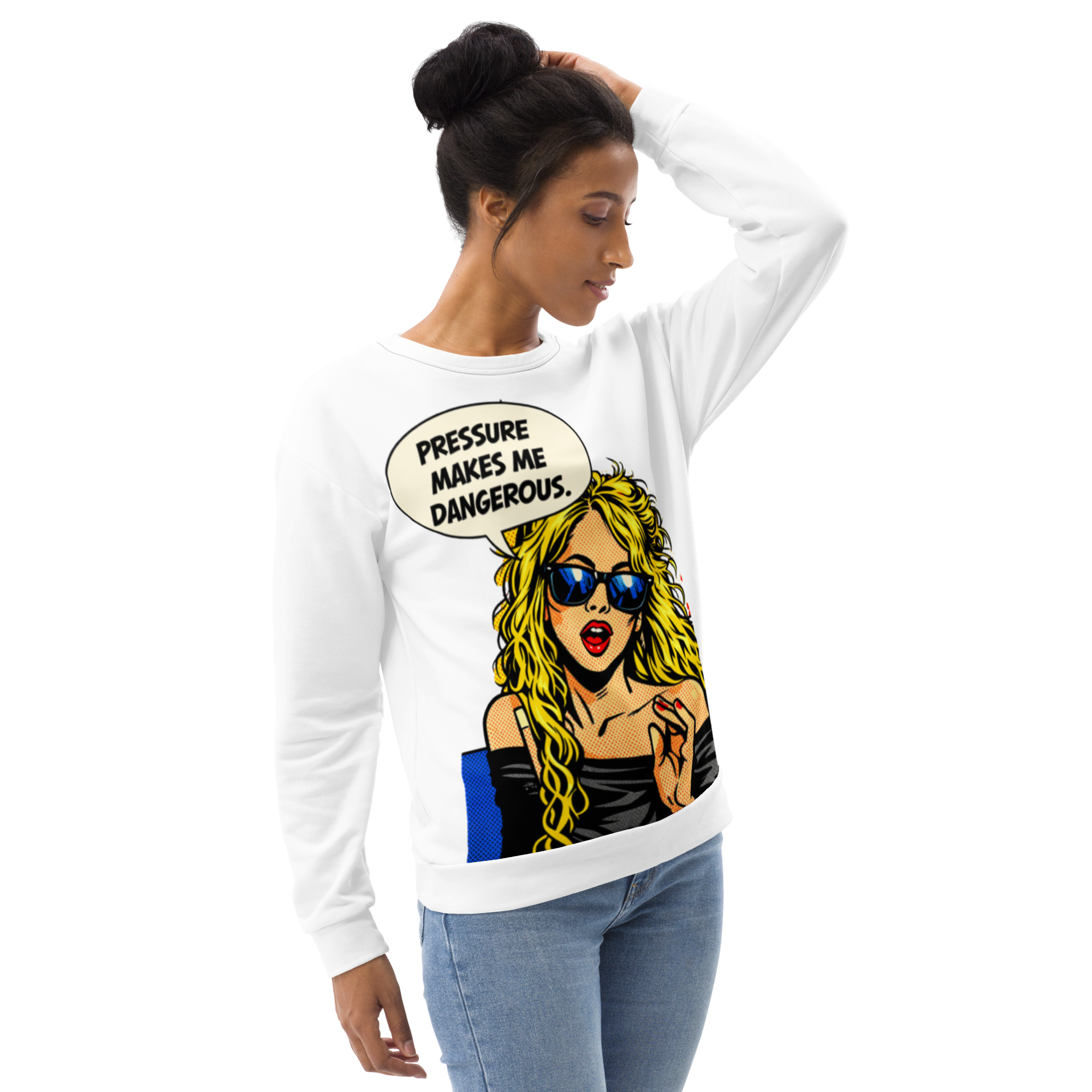 Pressure Makes Me Dangerous, Unisex Sweatshirt