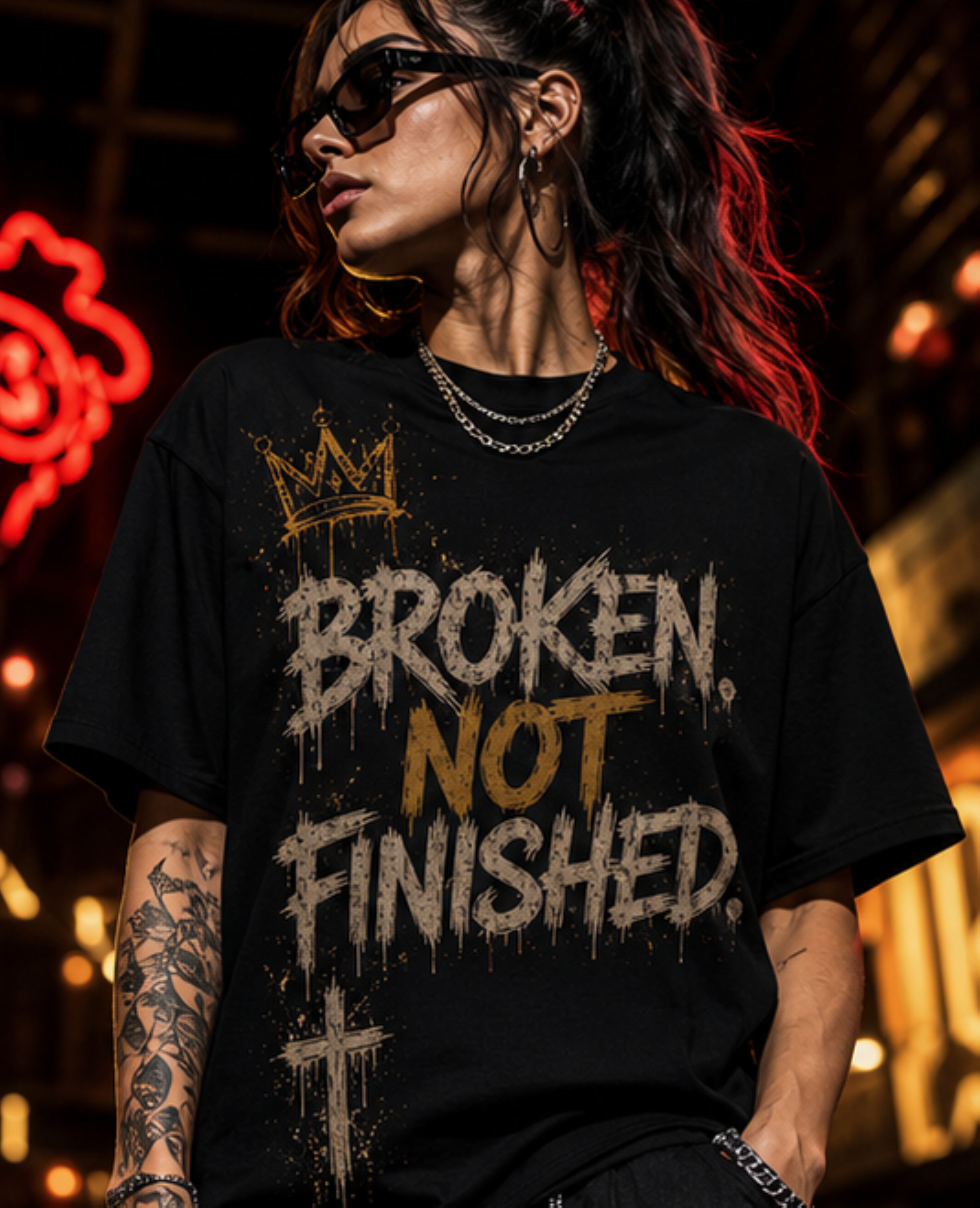 Broken Not Finished - Unisex t-shirt