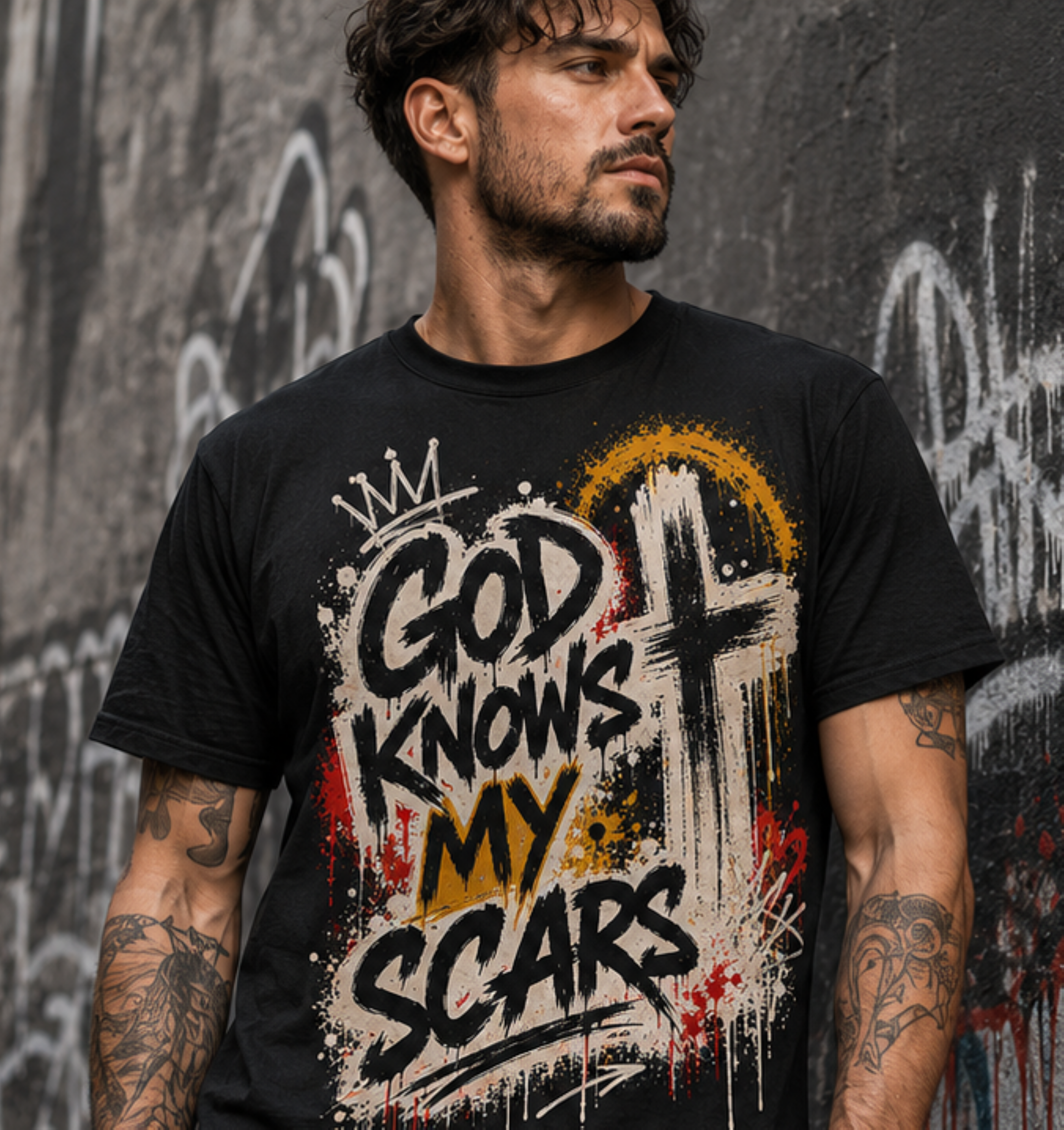 God Knows My Scars - Unisex classic tee