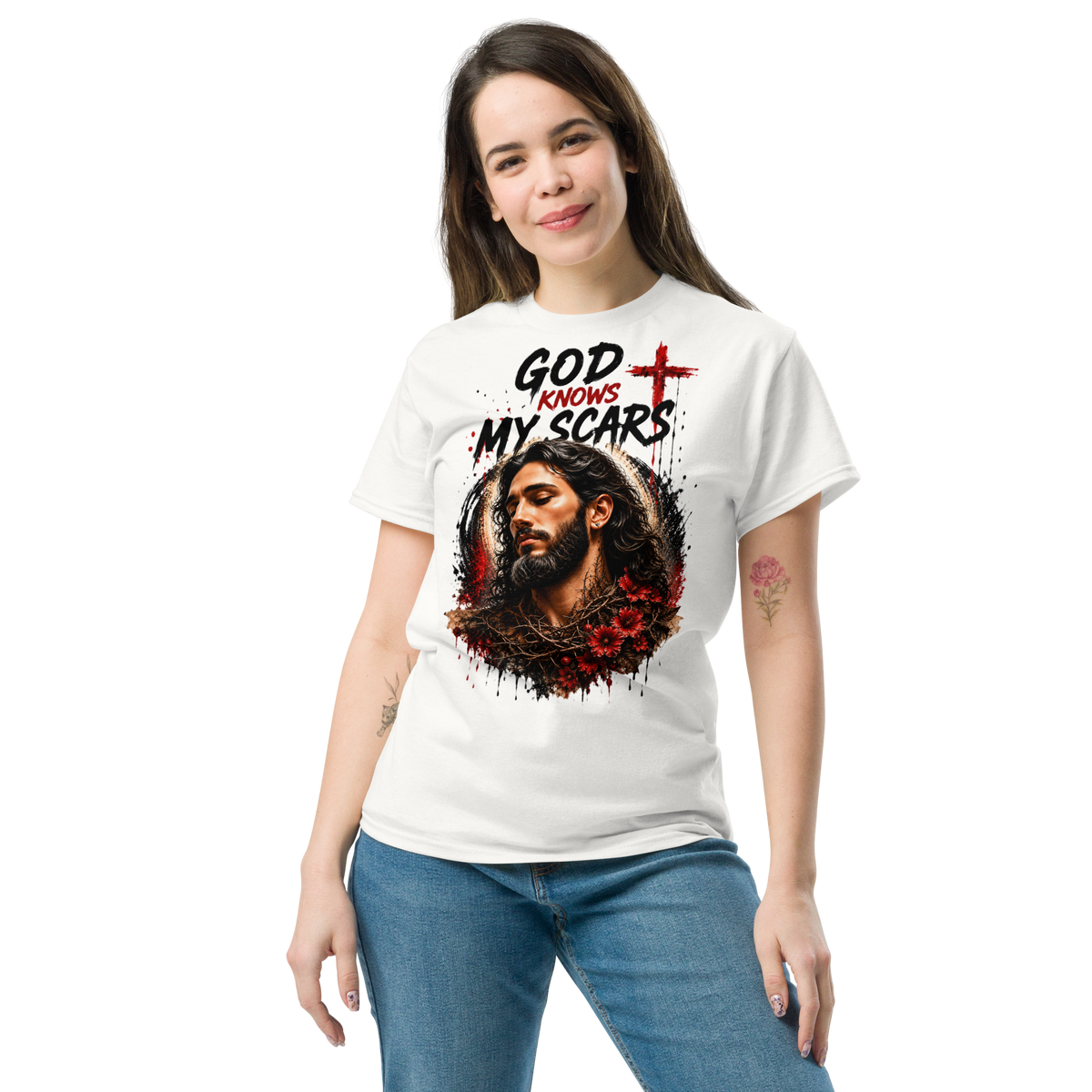 God Knows my Scars - Unisex classic tee
