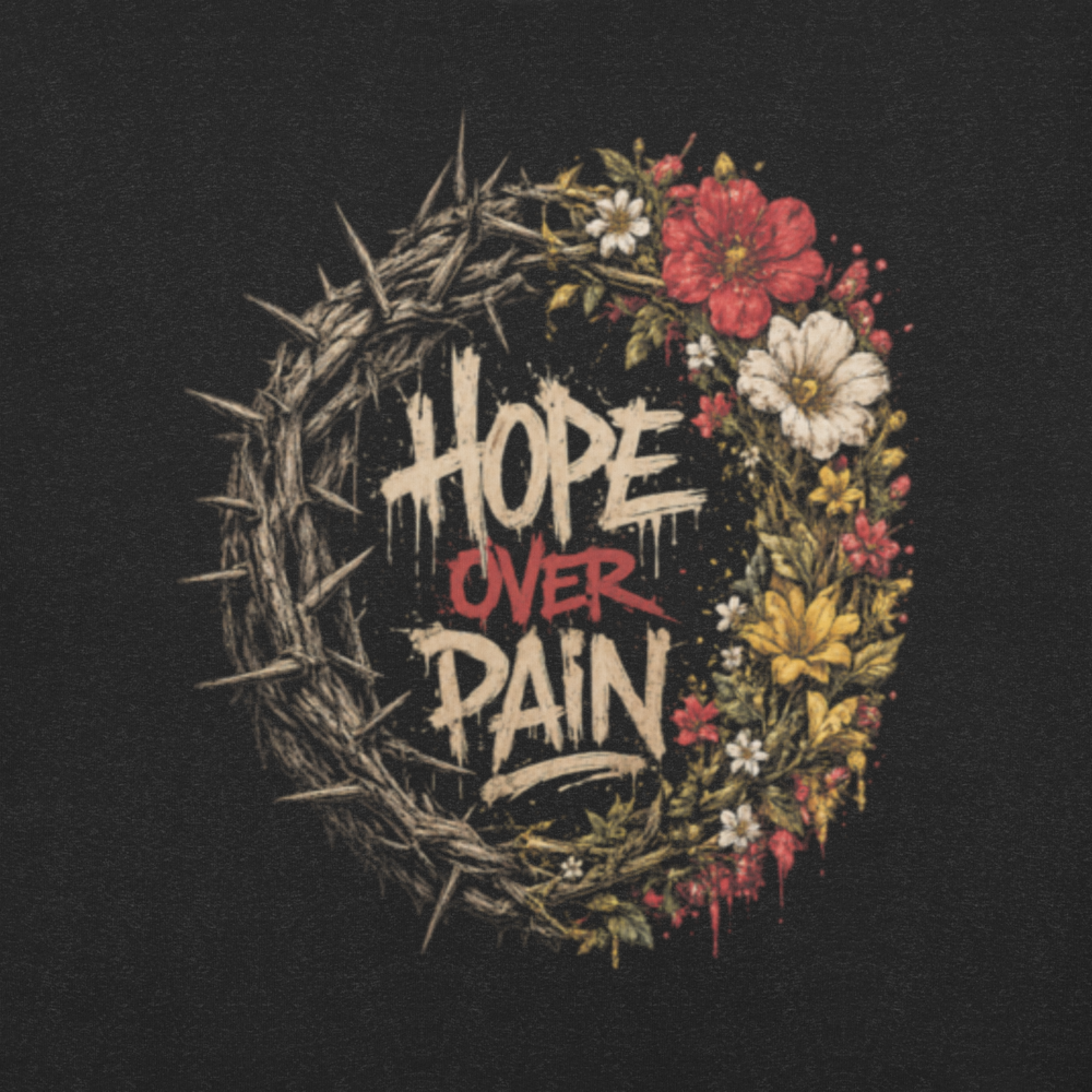 Hope Over Pain Shirt – Inspirational Faith T-Shirt, Healing & Hope Graphic Tee