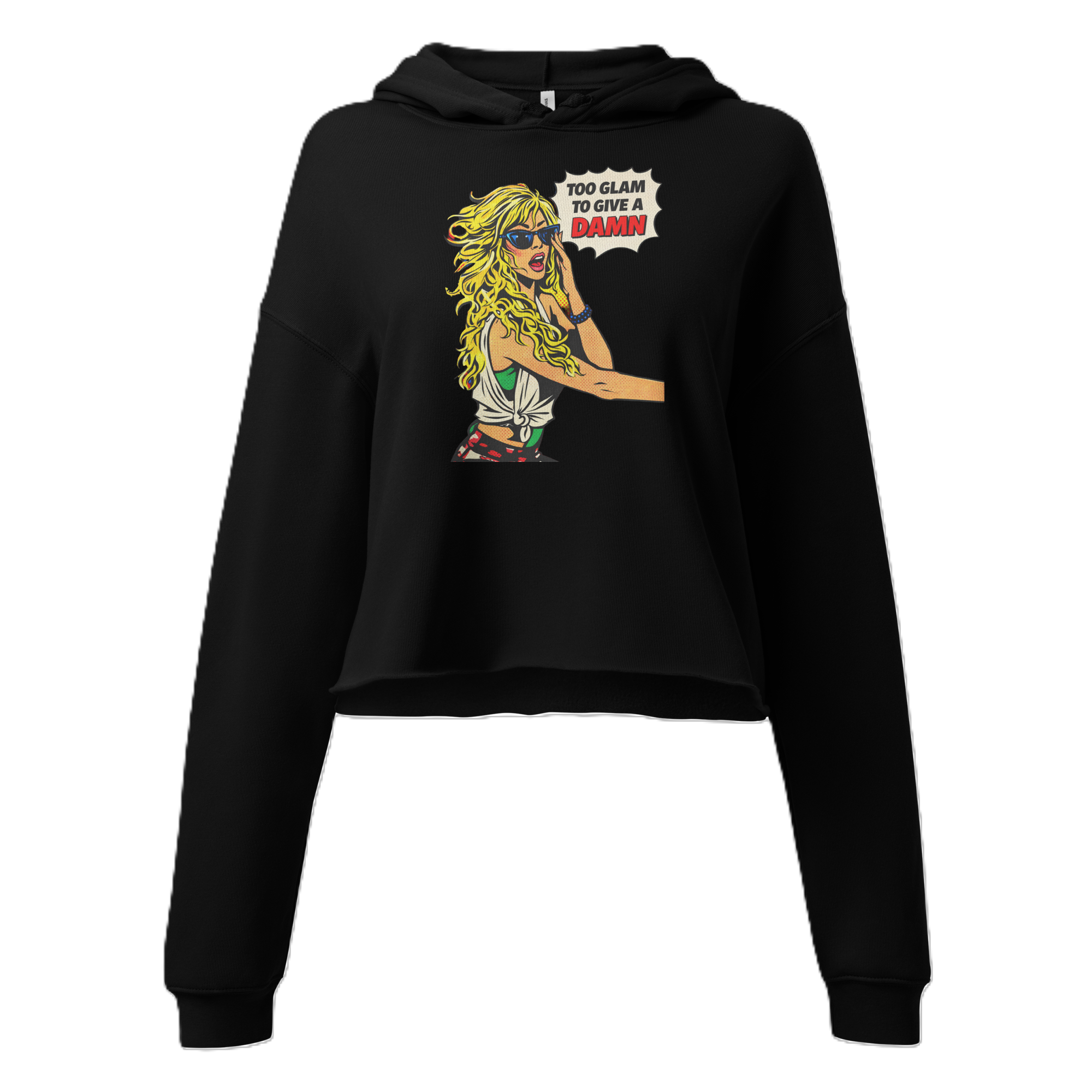 You Can’t Photoshop Your Personality - Crop Hoodie