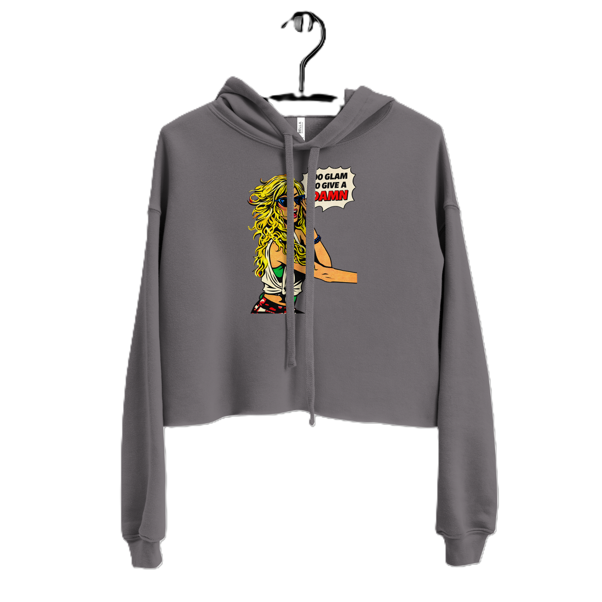 You Can’t Photoshop Your Personality - Crop Hoodie