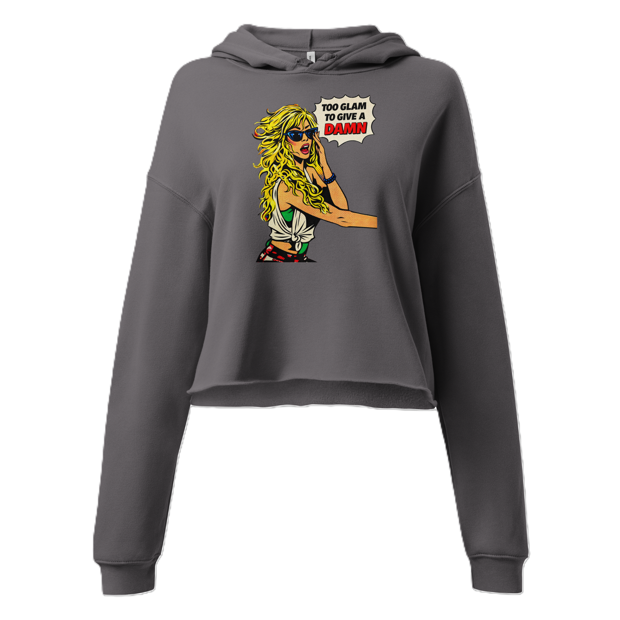 You Can’t Photoshop Your Personality - Crop Hoodie