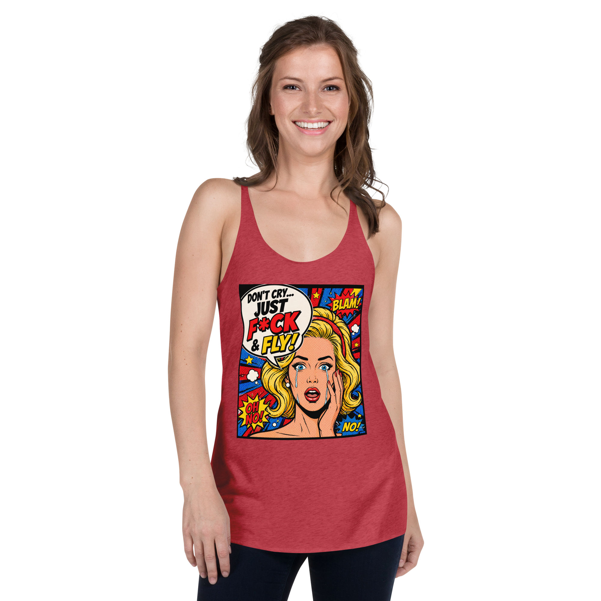Don't Cry Just F@ck & Fly - Tank Top